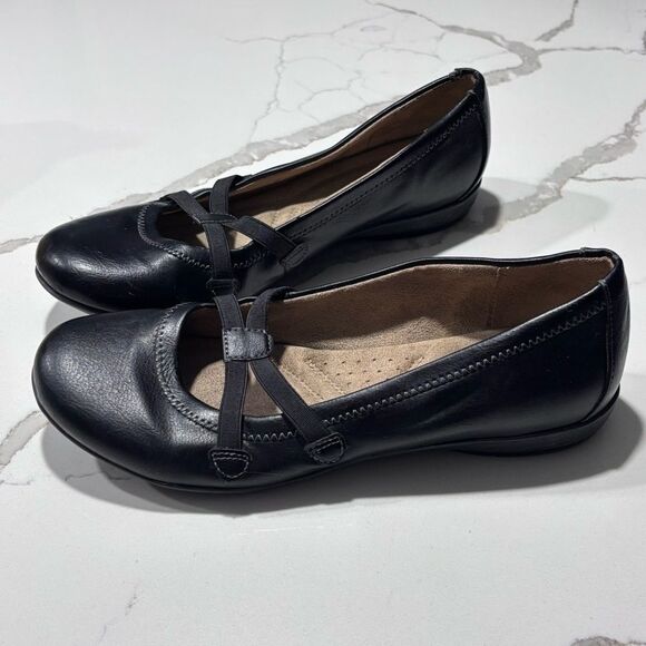 Naturalizer | GoGetter Women’s Mary Jane Black Straps Ballet Flats Shoes 8.5 M - Picture 2 of 11